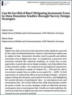 Can We Get Rid of Bias? Mitigating Systematic Error in Data Donation Studies through Survey Design Strategies