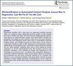 Misclassification in Automated Content Analysis Causes Bias in Regression. Can We Fix It? Yes We Can!